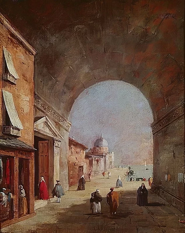 Veduta di via veneziana - Museo Lazaro Galdiano, Madrid